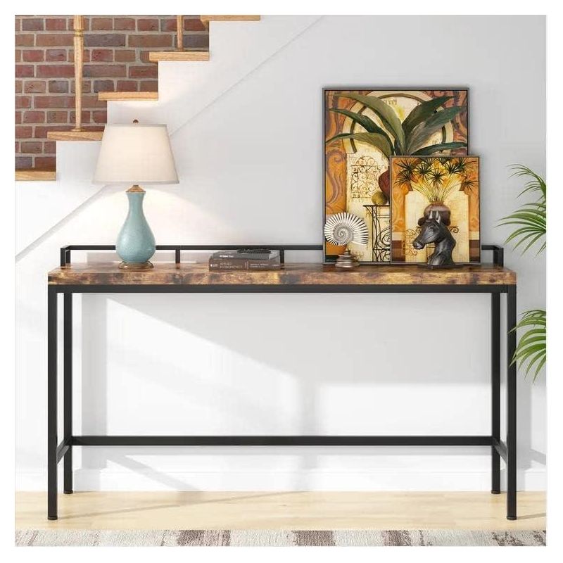 Tribesigns 70.9" Long Sofa Table, Narrow Entryway Console Table for Living Room, 3 of 7