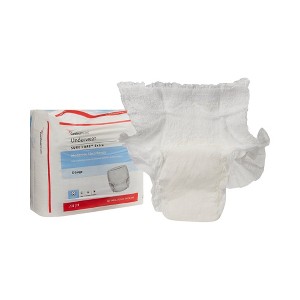 Cardinal Health Sure Care Incontinence Underwear, Moderate Absorbency, Unisex, XL, 56 Count - 1 of 3