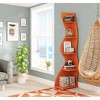 Gulches 5-Tier Corner Shelf, Modern Wall Corner Bookshelf Storage Bookcase for Bedroom - 2 of 4