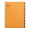 Rhodia 4 Color Book - Lined w/ margin 80 sheets - 9 x 11 3/4 - Orange cover - 3 of 4