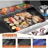 ZAFRO 4 Burner BBQ Propane Gas Grill, 42,000 BTU Stainless steel Gas Grill with Two Side Storage Shelves,Barbecue Gas Grill for  Backyard Cooking - 4 of 4