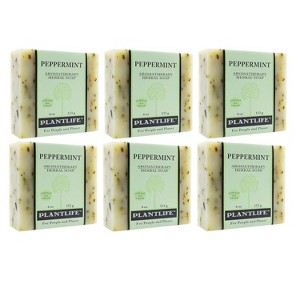 Plantlife Peppermint Bar Soap - Moisturizing and Soothing Soap for Your Skin - Hand Crafted Using Plant-Based Ingredients - Made in California 4oz Bar - 1 of 4