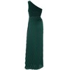 Quiz Women's Satin Pleated One Shoulder Maxi Dress - 4 of 4