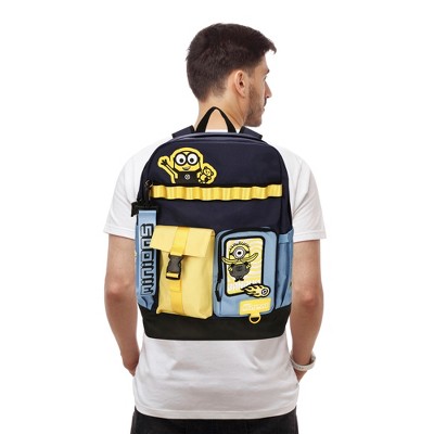 Minions Character Art Navy 18.5” Adult Utility Backpack — фото 7