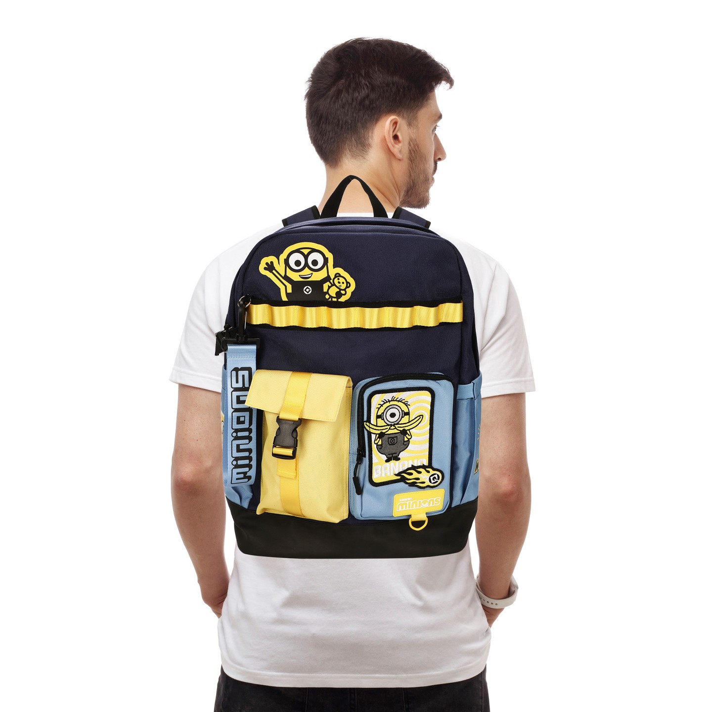 Рюкзак Minions Character Art Navy 18.5” Adult Utility, цвет: Тёмно-синий — фото 7