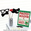 Big Dot of Happiness Ugly Sweater Photo Booth Sign - Christmas Party Decor - Printed on Sturdy Plastic - 10.5 x 13.75" - Sign with Stand - 1 Piece - 2 of 4