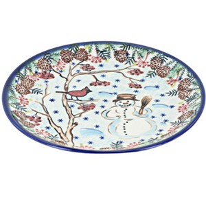 Blue Rose Polish Pottery Vena Dessert Plate - 1 of 1