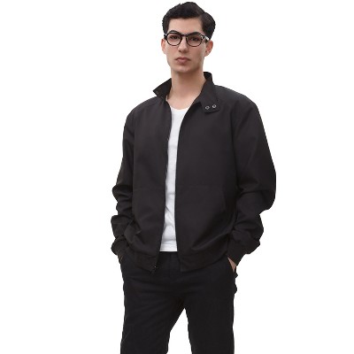 Мужские куртки Rokka&Rolla Men's Bomber Jacket Full Zip Windbreaker-Black, size Large — фото 7