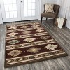 Alora Decor Ryder Southwest Geometric Rug Burgundy - 2 of 4