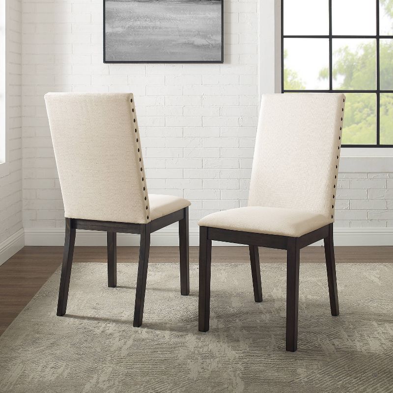 Set of 2 Hayden Upholstered Chairs Slate - Crosley, 4 of 15