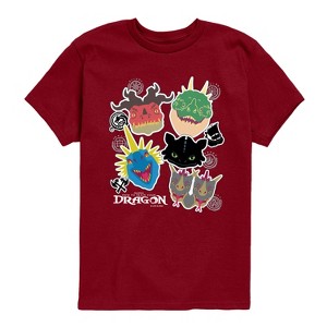 Boys' - How to Train Your Dragon - Dragons Short Sleeve Graphic T-Shirt - 1 of 3