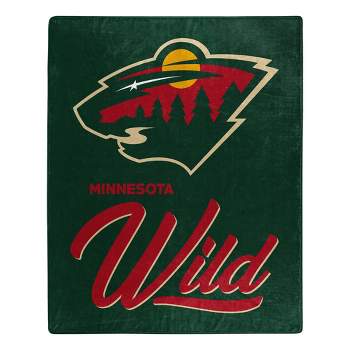 NHL Minnesota Wild 50 x 60 Raschel Throw Blanket