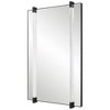Uttermost Ladonna Rods Mirror – Matte Black Iron Frame with Acrylic Rods, 37.375"H , Indoor Use - 4 of 4