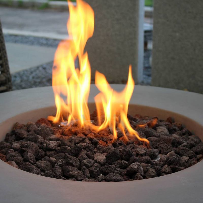 Roca 34&#34; Outdoor Fire Pit Propane Table Backyard Patio Heater - Elementi, 4 of 7