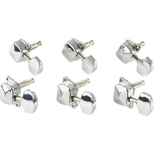 Proline 3+3 Diagonal Mount Tuning Machines Chrome - 1 of 3