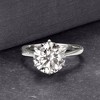 Ross-Simons 4.00 Carat Moissanite Solitaire Ring in Sterling Silver - 4 of 4