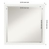 Amanti Art Bethany Beveled Wood Framed Bathroom Vanity Wall Mirror - 3 of 4