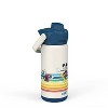 Zak Designs Antimicrobial 14oz Stainless Steel Double Wall Vacuum Beacon Bottle - 3 of 4