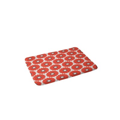 Holli Zollinger Coral Pop Memory Foam Bath Mat - Deny Designs