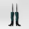 2pc 22.5" Witch Feet Yard Stakes Halloween Decorative Prop Green - Hyde and EEK! Boutique™ - 3 of 4