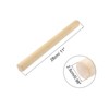 Unique Bargains Kitchen Baking Pastry Pizza Pasta Dough 28cm Length Rolling Pins Beige 2 Pcs - 2 of 4
