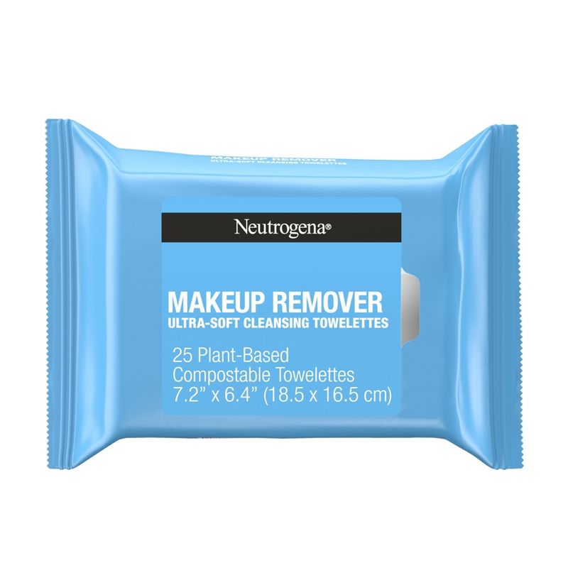 Neutrogena Facial Cleansing Makeup Remover Wipes, 1 of 7