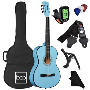 Best Choice Products 38in Beginner Acoustic Guitar Starter Kit w/ Gig Bag, Strap, Strings - 1 of 4