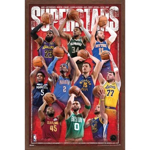 Trends International NBA League - Superstars 25 Framed Wall Poster Prints - 1 of 4