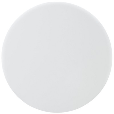 White Round Wood Contemporary Dining Table