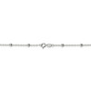 Black Bow Jewelry 1.3mm, Sterling Silver Beaded Cable Chain Necklace - 4 of 4