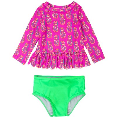 neon violet pineapples