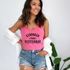 Simply Sage Market Women's Stronger Than Yesterday Racerback Tank - 2 of 4