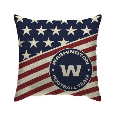 NFL Washington Football Team Americana Decorative Throw Pillow