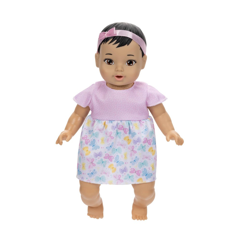 Perfectly Cute Basic 14" Girl Baby Doll - Dark Brown Hair, Brown Eyes