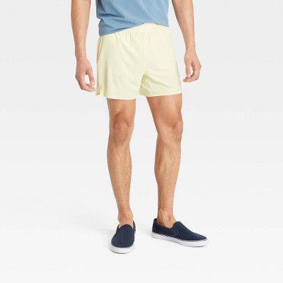 Men's Run Shorts 5 - All In Motion™ Lemon Xl : Target