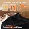 Bedsure | Electric Heated Blanket Soft & Washable Solid Flanne - 3 of 4