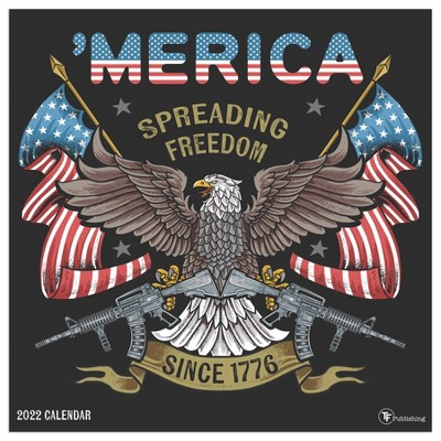 2022 Wall Calendar Merica- The Time Factory