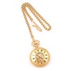 Black Bow Jewelry Charles Hubert Gold Finish White Dial 48mm Pocket Watch - 4 of 4