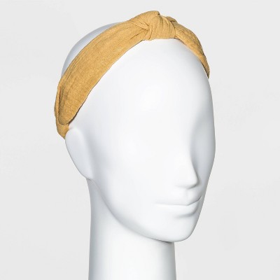 Gauze Knot Headband - Universal Thread™ Gold