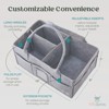 Babylicious Baby Felt Diaper Caddy Organizer - 3 of 4