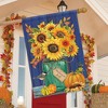 Fall Mason Jar Sunflowers House Flag Autumn Floral 28" x 40" Briarwood Lane - 4 of 4