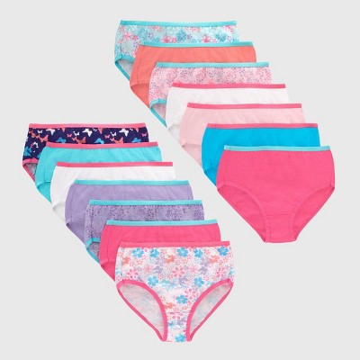 Hanes Girls' 14pk Briefs - Colors May Vary 8 : Target