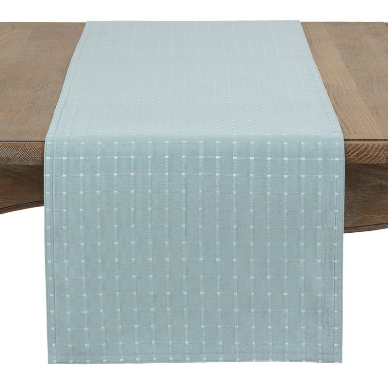 Saro Lifestyle Table Runner With Stitched Line Design, 1 of 5