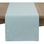 Saro Lifestyle Table Runner With Stitched Line Design