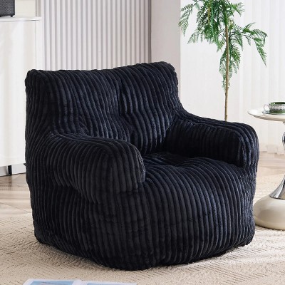 Soft Fluffy Corduroy Fabric Bean Bag Chair,Modern Bean Bag Chair,Bean Bag Chair For Bedroom-Cuddlewood