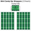 Big Dot of Happiness St. Patrick's Day - Mini Candy Bar, Round Candy, & Circle Stickers - Saint Paddy's Day Party Candy Favor Sticker Kit - 304 Pieces - 3 of 4