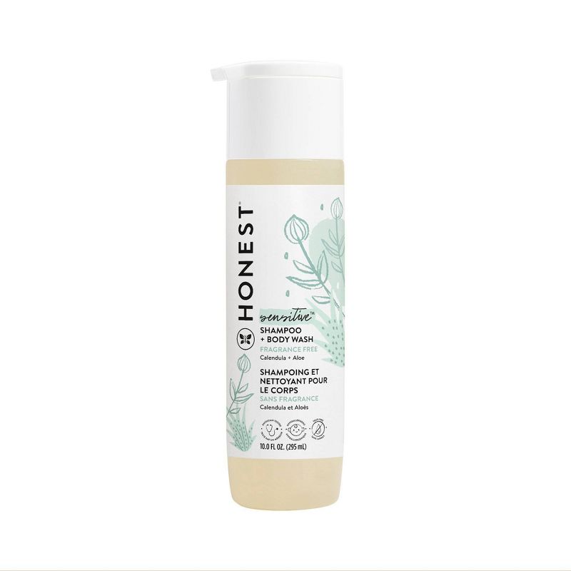 The Honest Company Sensitive Shampoo + Body Wash Fragrance Free - 10 fl oz, 1 of 5