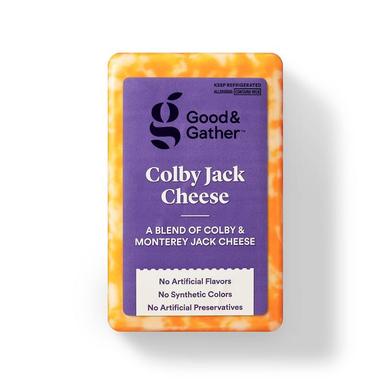Colby Jack Cheese - price per lb - Good &#38; Gather&#8482;, 1 of 4