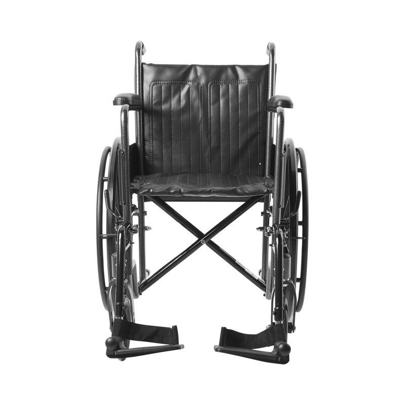 McKesson Wheelchair Steel 18"W x 16"D Swing-Away Footrest 146-SSP218FA-SF, 2 of 4
