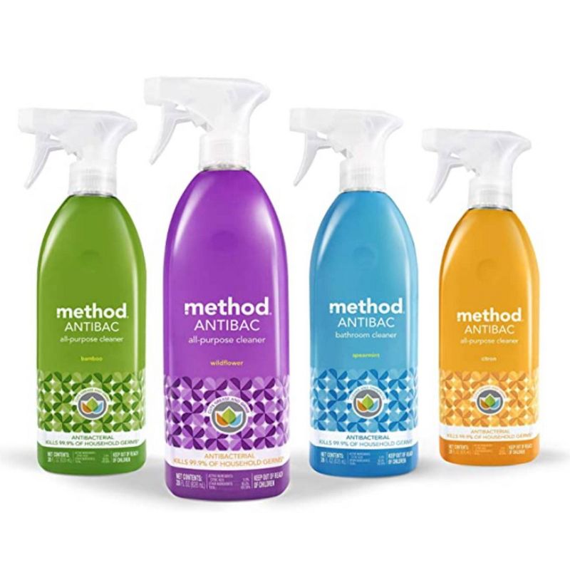 Method Cleaning Products Antibacterial Cleaner Wildflower Spray Bottle 28 fl oz, 4 of 7